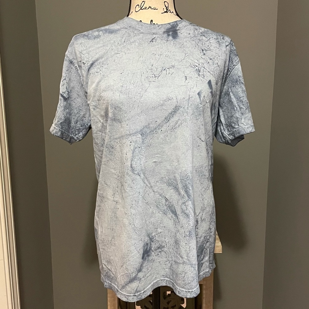 Soft Color Blast Tee- Ocean Blue